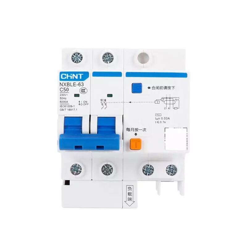 NXBLE-63 2P C50 30mA 6kA